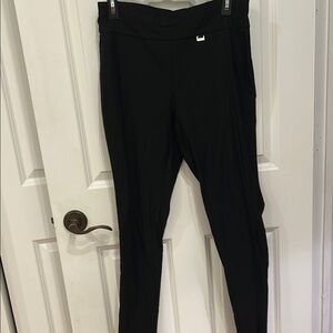 Anne Klein Black Leggings Stretchy Full-Length